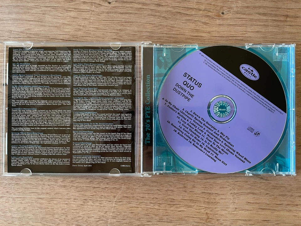 Status Quo - Down the Dustpipe - The 70's PYE Collection CD, wie NEU - Bild 2 von 4