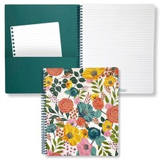 Steel Mill  Co Cute Large Spiral Notebook College Ruled 11" x 9.5" with Dura...