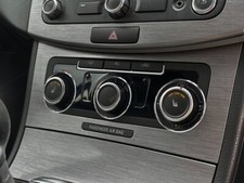 Fits VW Passat B6 B7 CC Aluminium Ringe für Lüftungsregler Heizungsregler x3