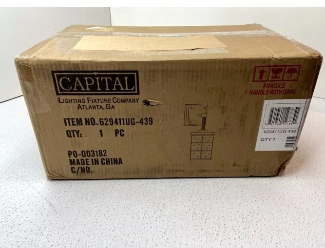 Capital Lighting 629411-439 Grey Colby Single Light 6"W Bathroom Sconce - Image 3 of 3