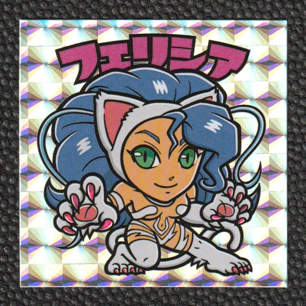 CAPCOM Vampire Savior Darkstalkers Felicia Holo Prism Bikkuriman