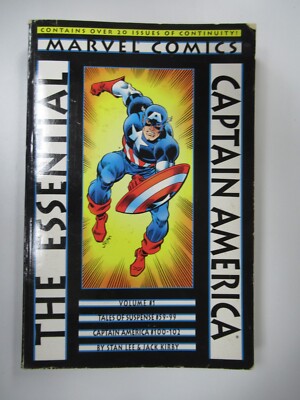 Marvel Comics Essential Captain America Volume 1 TPB Paperback - Reader Copy