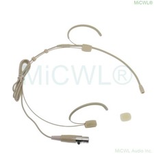 Headset Microphone for Shure Bodypack Transmitters Miniature 4-pin Female Plug