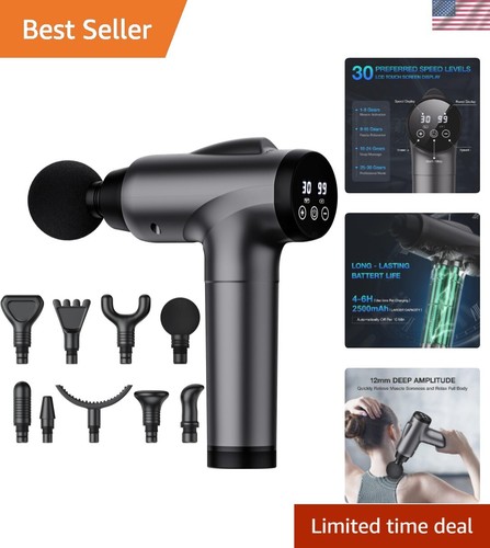 Hochintensives Percussion Muskelmassagegerät - Ideal für alle Körpertypen & Einstellungen