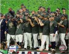 Houston Astros Celebrate 2017 American League Champions 8x10 Team Photo