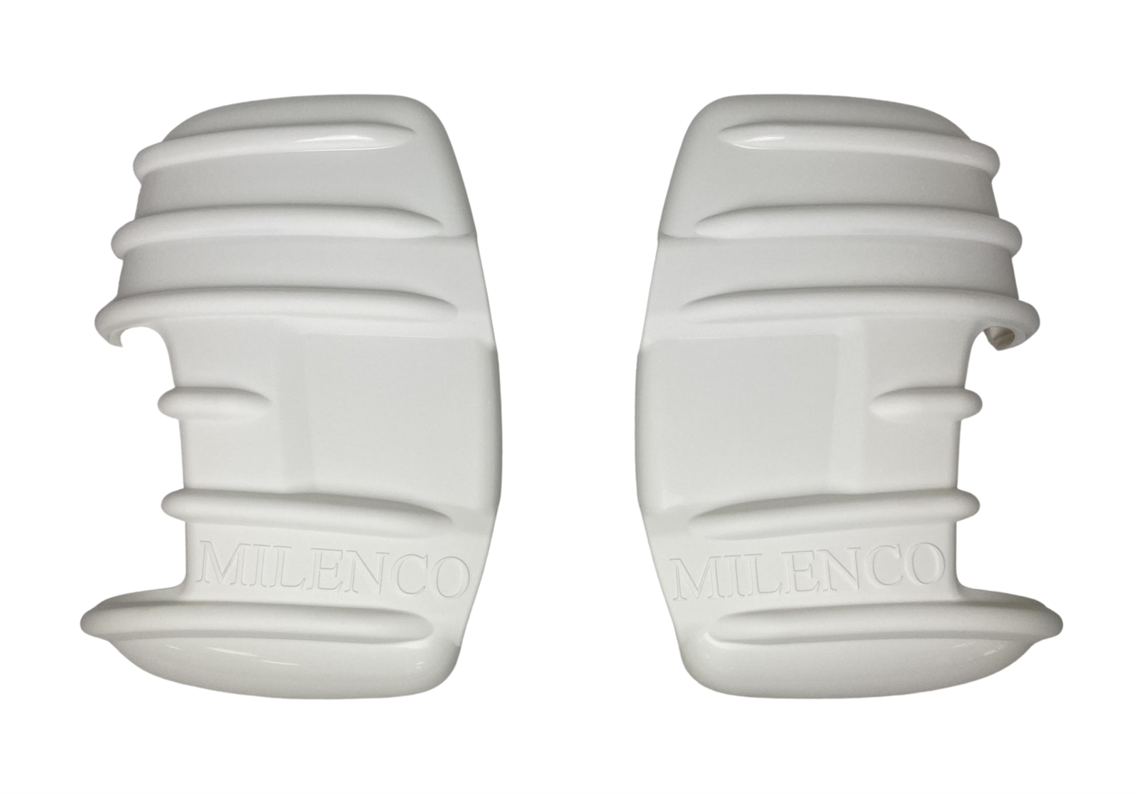 Mirror Protectors Ford Transit Mark 8 Milenco Van Accessory Bumper White Pair