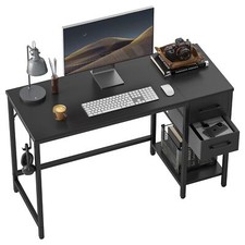 Computer Home Office Desk With Drawers 40 Inch Small Desk Study Writing Table Mo