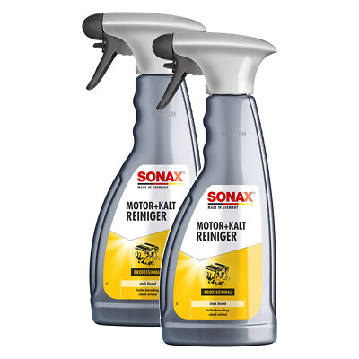 2x 500 ml SONAX Professional Motor + KaltReiniger Motor Kalt Reinigung Fettlöser