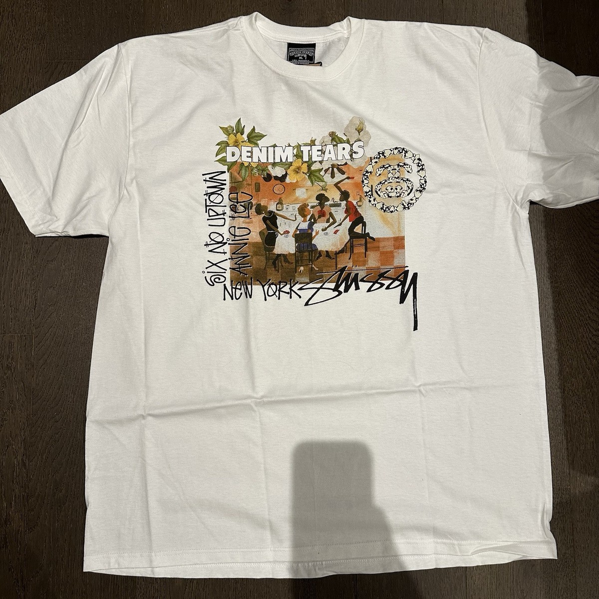 Stussy x Denim Tears Annie Lee Tee XL（Stussy & Denim Tears