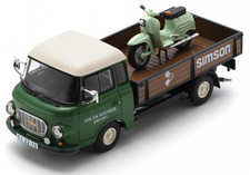 SCHUCO,BARKAS B1000 with Simson Schwalbe Simson Service, 1/43, SCH7300