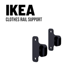 Supports pour tringle à vêtements compatible IKEA PAX Komplement