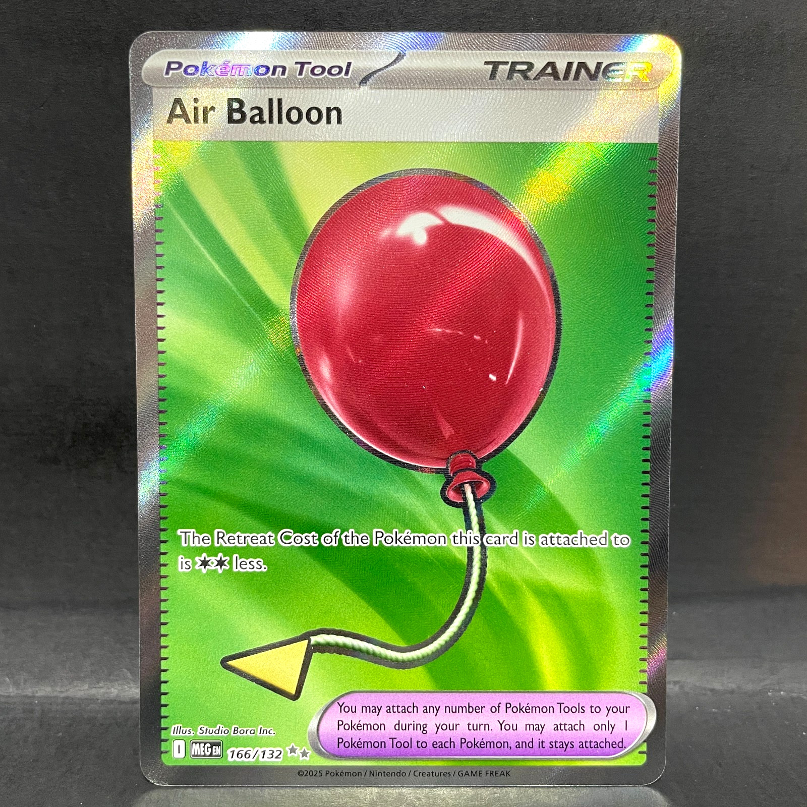 2025 POKEMON MEGA EVOLUTION MEGA AIR BALLOON 166/132 ULTRA RARE