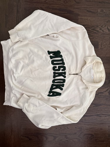 Vintage MUSKOKA Sweatshirt Chenille Letters