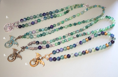 Handmade Jewelry; Variety Dragon Necklace