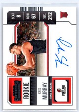 2023-24 Panini Contenders #125 Kris Murray Rookie Season Ticket Photo Variation