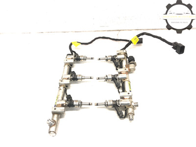 2017-2022 GENESIS G90 3.3L V6 ENGINE FUEL RAIL W/ FUEL INJECTORS & WIRE OEM