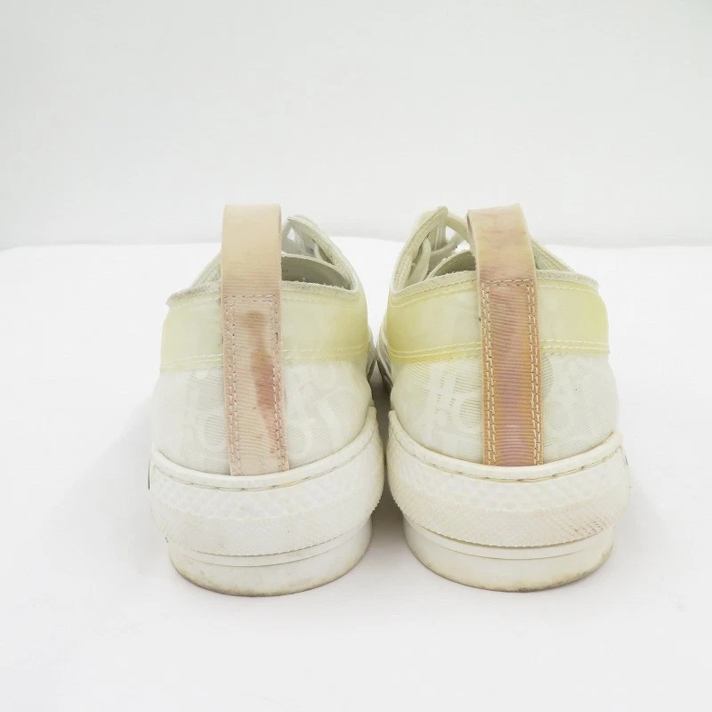 Baskets basses Dior Dior B23 baskets obliques jacquard 3SN249Y blanc Si