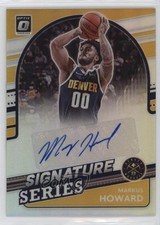2021-22 Panini Donruss Optic Signature Series Holo Prizm Markus Howard Auto 13lw