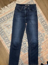 Levi's Women's Ribcage Ankle Straight Jeans Size 24, High Rise