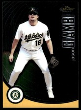 Jason Giambi 2001 Finest #3 Athletics MLB READ FREE SHIPPING AutographDen