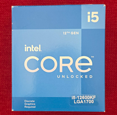Intel Core i5-12600KF 10-Core 3.7GHz LGA1700 CPU 9.5MB L2 20MB L3