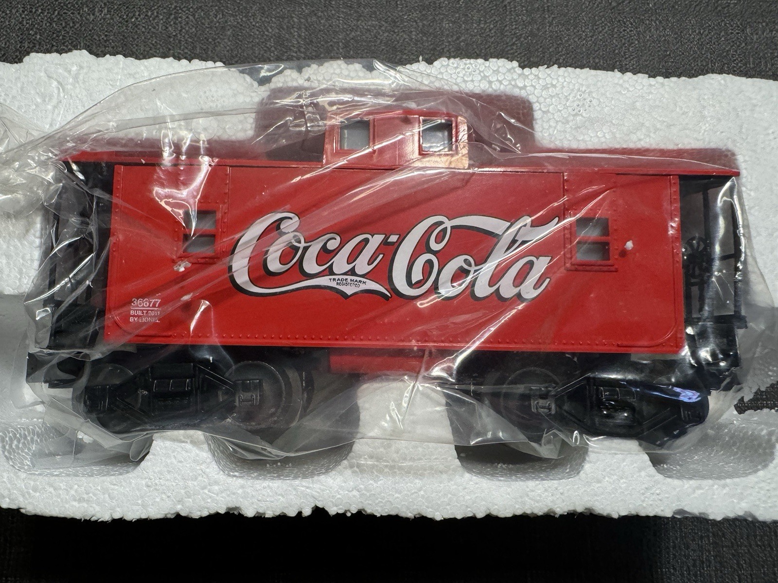 Lionel O Gauge Coca-Cola Themed Red Caboose Train Car