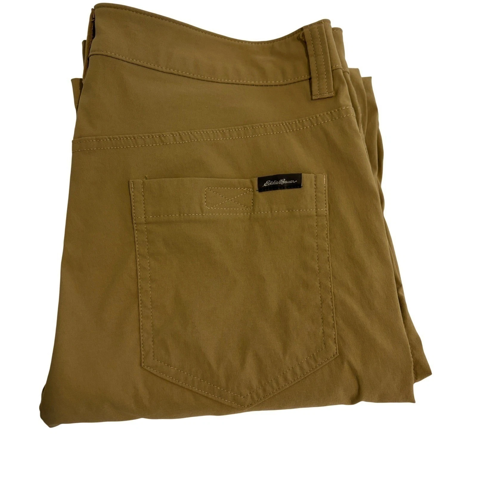 Eddie Bauer Convertible Tech Pants Mens 32W x 33L Tan Hiking Zip Off Stretch
Opens in a new window o