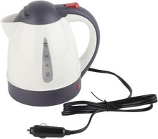 Car Electric Kettle, Portable 1000ml 24V Travel Car Tru Kettle Electric