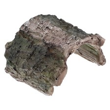1-Pack Reptile Hide Basking Platform, Resin Aquarium Decoration 3.2"x2.6"x2" 