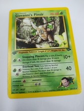 MINT/Nm 1st Edition Giovanni's Pinsir 24/132 - Gym Challenge - Rare - Pokemon 