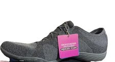 NEW Skechers Breathe Easy Slip On Shoes Womens Knit Gray Memory Foam 23855 Sz 10