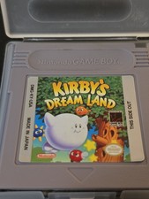  Kirby's Dream Land (Nintendo GameBoy, 1992) Cartridge, Plastic Case **Tested