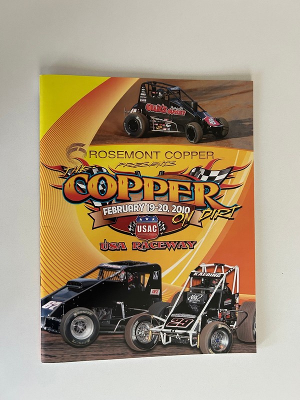 COPPER ON DIRT SPRINT, MIDGET, CHAMP USAC USA RACEWAY PROGRAM 2010!