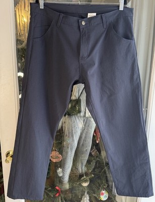 Dearborn Denim & Apparel Mens Tech Pants Navy Water & Abrasion Resistant Size 38