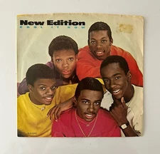 NEW EDITION Cool It Now 7" Vinyl Record Picture Sleeve VG 80's Pop Dance R&B