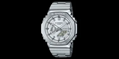 Casio - GM-2110D-7AER,   Mann Mann Uhr Resin / Stainless steel Silber - Bild 1 von 4