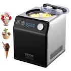 VEVOR 2 Quart Automatic Ice Cream Machine Electric Yogurt Gelato Make Black