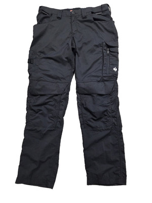 ENGELBERT STRAUSS MENS WORKWEAR CARGO PANTS e.s. CONCRETE LIGHT SZ 38X33 BLACK