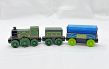 Thomas & Friends Wooden Train Emily & Tinder GGG47 & Hammerhead Shark Car GGH18