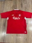 LIVERPOOL 2004/2005/2006 RARE REEBOK HOME FOOTBALL SHIRT SOCCER JERSEY SIZE XL