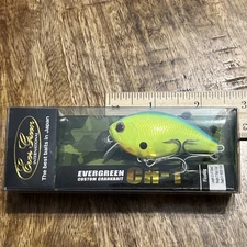 Evergreen CH-1 Custom Crankbait 2 1/4” Chart/Blue Back NIP I Combine Shipping