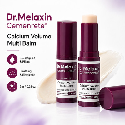 Dr. Melaxin Calcium Volume Multi Balm 9g Gesichtspflege Kollagen Elastin Stick