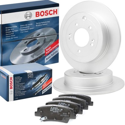 BOSCH Bremsenset Hinten Bremsscheiben Beläge Satz für HYUNDAI Tucson (TL, TLE)