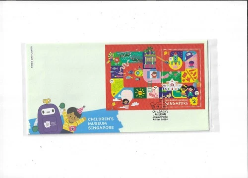 Singapore Year 2022 Children Museum Miniature Sheet on FDC