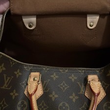 Louis Vuitton Speedy 35 Monogram Bag Retired In Excellent Condition