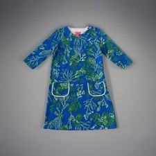 Lilly Pulitzer Girls Mackenzie Dress in the print "A Bit Salty Sz XL 12-14