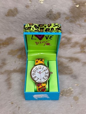 Multicolor Betsy Johnson Large Face Watch Statue of Lib Mom Hart Stars Siren Tgr