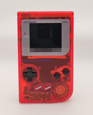 Gameboy DMG-01 W/IPS v5 Screen, New Clear Red Shell