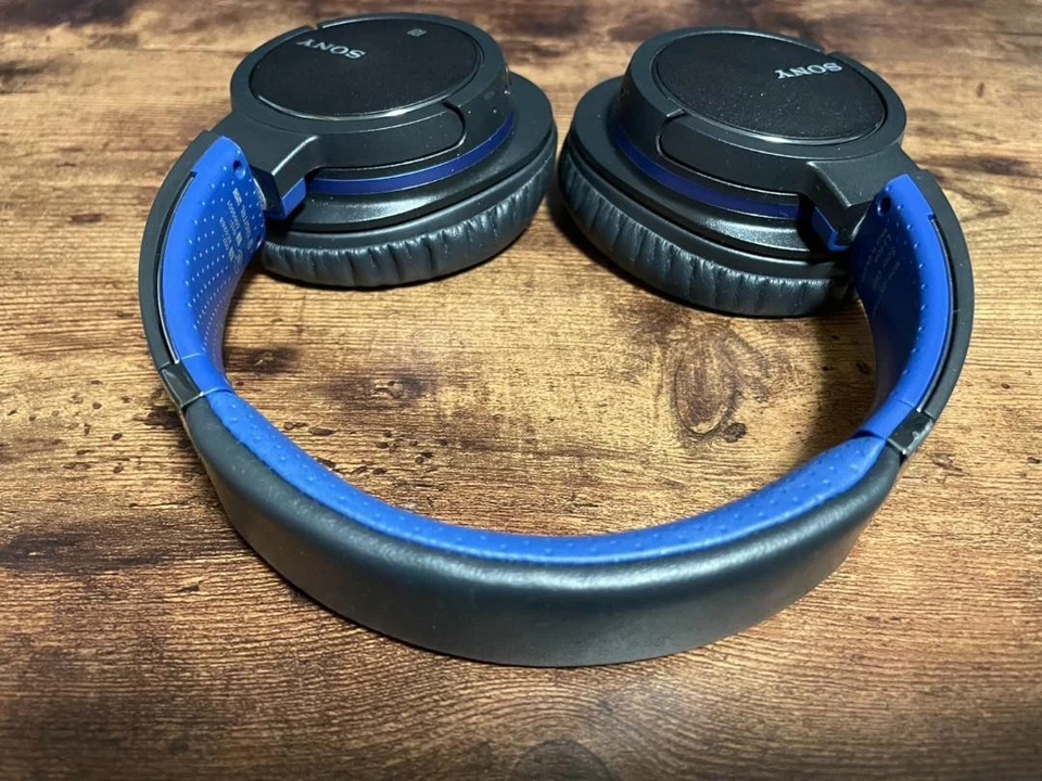 Sony MDR-ZX770BN Auriculares Inalámbricos con Cancelación de Ruido Azul Excelente Estado Foto 4 de 4