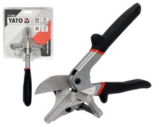 Gehrungsschere Schere Winkelschneider Schneider für Kunststoff PVC 0-90° 245mm